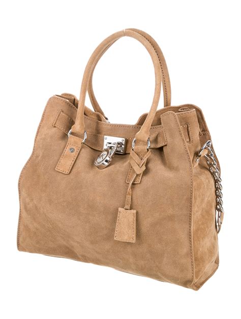 michael kors suede bag.